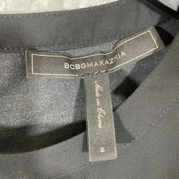 BCBGMaxAzria Black and White Embroidered Blouse - Picture 3 of 3